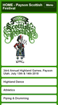 Mobile Screenshot of paysonscottishfestival.org