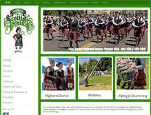 Tablet Screenshot of paysonscottishfestival.org